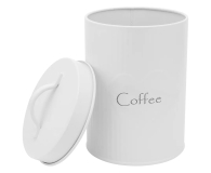 Altom Puszka metalowa z reliefem prążki 11x11x15 cm dek. Coffee - 1580535 - zdjęcie 3